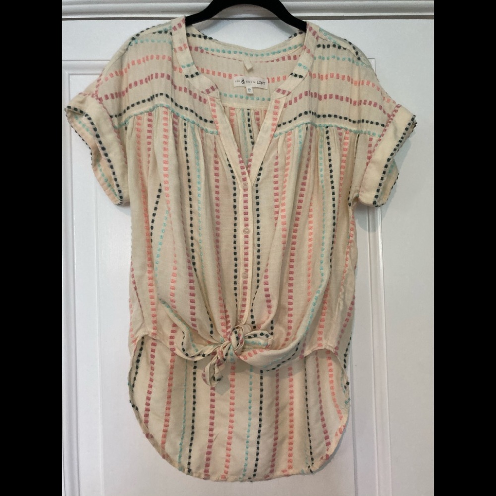 NWOT Lou & Grey blouse - Picture 2 of 15